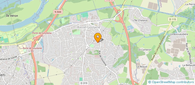 localisation de l'entreprise ASSOCIATION DES PARENTS D'ELEVES DU GRIGNON à BASSE-GOULAINE