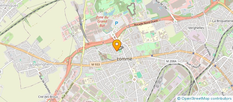 localisation de l'entreprise ASSOCIATION DES PARENTS D ELEVES DU GROUPE MONT A CAMP  LILLE
