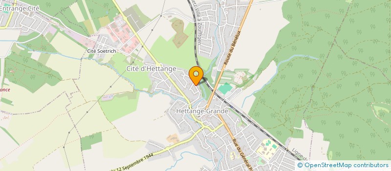 localisation de l'entreprise ASSOCIATION DES PARENTS D ELEVES DU GROUPE PASTEUR  HETTANGE-GRANDE