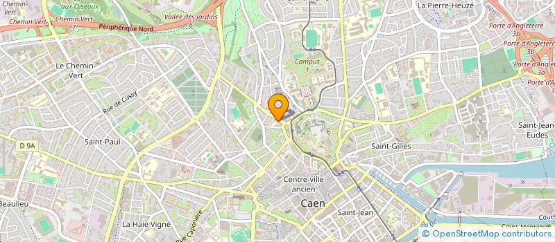 localisation de l'entreprise ASSOCIATION DES PARENTS D'ELEVES DU GROUPE SCOLAIRE BOSNIERES à CAEN