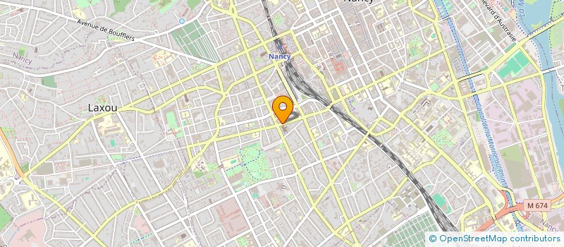 localisation de l'entreprise ASSOCIATION DES PARENTS D'ELEVES DU GROUPE SCOLAIRE CHARLEMAGNE  NANCY