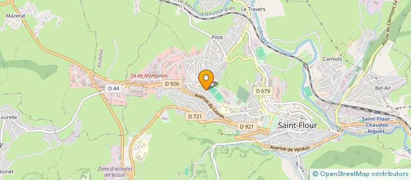 localisation de l'entreprise ASSOCIATION DES PARENTS D'ELEVES DU GROUPE SCOLAIRE DE BESSERETTE à SAINT-FLOUR