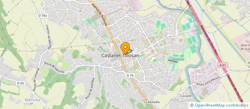 localisation de l'entreprise ASSOCIATION DES PARENTS D'ELEVES DU GROUPE SCOLAIRE FRANCOISE DOLTO à CASTANET-TOLOSAN