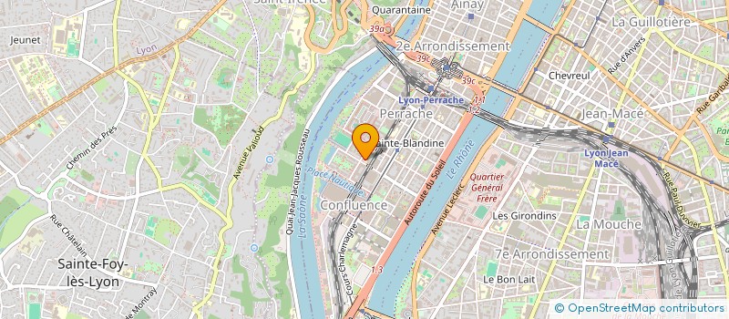 localisation de l'entreprise ASSOCIATION DES PARENTS D'ELEVES DU GROUPE SCOLAIRE GERMAINE TILLION (APE GERMAINE TILLION)  LYON