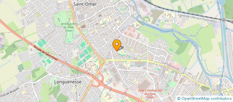 localisation de l'entreprise ASSOCIATION DES PARENTS D'ELEVES DU GROUPE SCOLAIRE LEON BLUM à LONGUENESSE