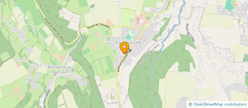 localisation de l'entreprise ASSOCIATION DES PARENTS D'ELEVES DU GROUPE SCOLAIRE LES RAINETTES  EQUEMAUVILLE