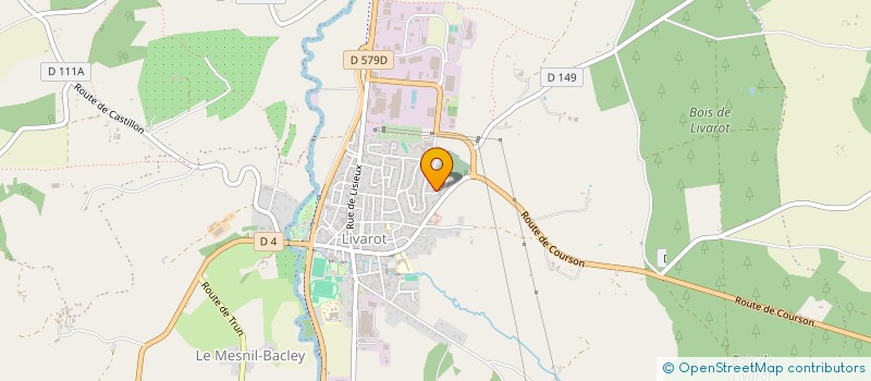 localisation de l'entreprise ASSOCIATION DES PARENTS D'ELEVES DU GROUPE SCOLAIRE LES ROSIERS - LIVAROT  LIVAROT-PAYS-D'AUGE