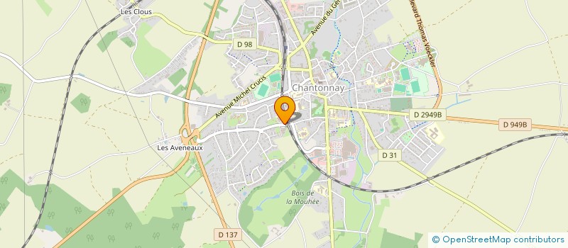 localisation de l'entreprise ASSOCIATION DES PARENTS D'ELEVES DU GROUPE SCOLAIRE LOUIS REMONDET à CHANTONNAY