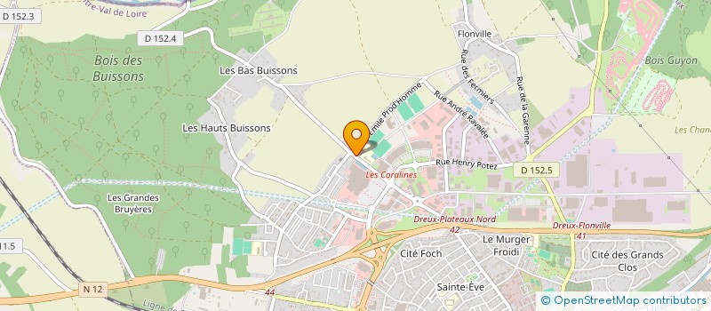 localisation de l'entreprise ASSOCIATION DES PARENTS D'ELEVES DU GROUPE SCOLAIRE PAUL BERT à DREUX