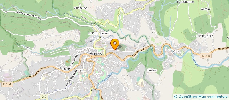 localisation de l'entreprise ASSOCIATION DES PARENTS D ELEVES DU GROUPE SCOLAIRE SACRE-COEUR NOTRE DAME à PRIVAS