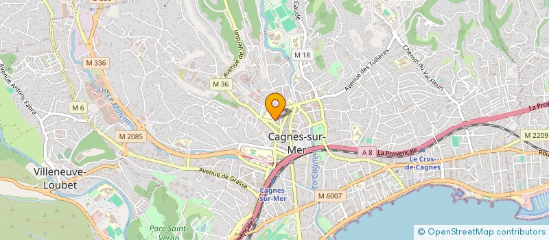 localisation de l'entreprise ASSOCIATION DES PARENTS D ELEVES DU LYCEE DE CAGNES SUR MER à CAGNES SUR MER