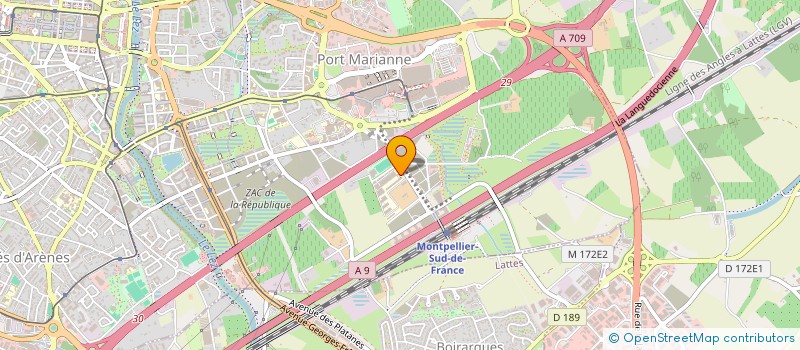 localisation de l'entreprise ASSOCIATION DES PARENTS D ELEVES DU LYCEE DES METIERS PIERRE MENDES FRANCE DE MONTPELLIER à MONTPELLIER