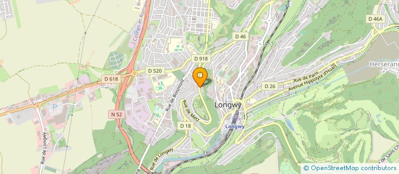 localisation de l'entreprise ASSOCIATION DES PARENTS D'ELEVES DU PULVENTEUX à LONGWY