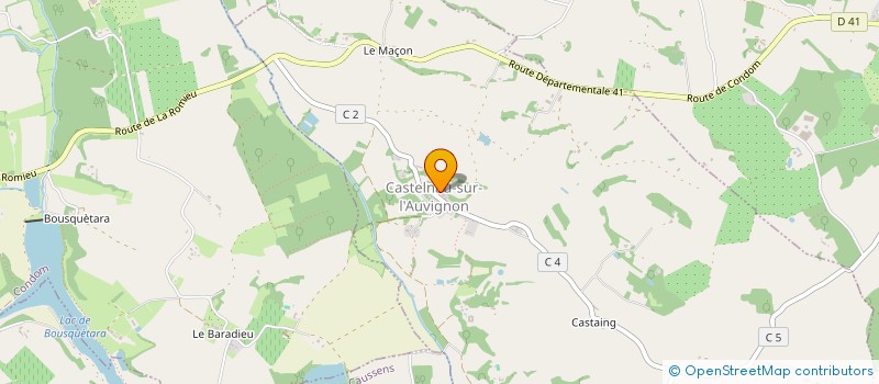 localisation de l'entreprise ASSOCIATION DES PARENTS D'ELEVES DU REGROUPEMENT PEDAGOGIQUE INTERCOMMUNAL DE CASSAIGNE MOUCHAN LARRESINGLE LES LOULOUS  LARRESSINGLE