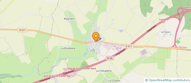 localisation de l'entreprise ASSOCIATION DES PARENTS D ELEVES DU REGROUPEMENT PEDAGOGIQUE INTERCOMMUNAL MATERNELLE ET PRIMAIRE DE BOUGON , SALLES ET à SOUDAN