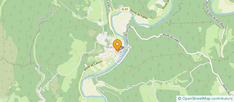 localisation de l'entreprise ASSOCIATION DES PARENTS D'ELEVES DU RPI DE LA VALLEE DU CELE à SAINT-SULPICE