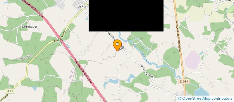 localisation de l'entreprise ASSOCIATION DES PARENTS D'ELEVES DU RPI DE PUJO LE PLAN ET SAINT CRICQ VILLENEUVE  SAINT-CRICQ-VILLENEUVE