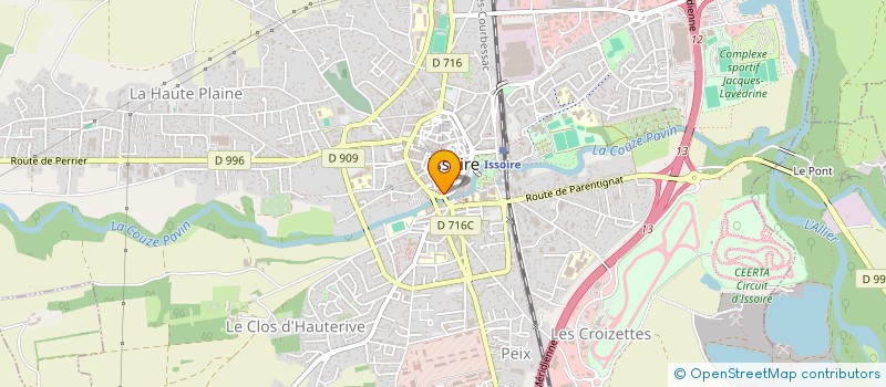 localisation de l'entreprise ASSOCIATION DES PARENTS D'ELEVES DU RPI LE BROC-BERGONNE à LE BROC