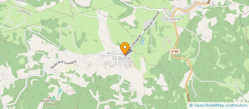 localisation de l'entreprise ASSOCIATION DES PARENTS D ELEVES DU RPI LES COTEAUX PERIGOURDINS - LADORNAC  LES COTEAUX PERIGOURDINS