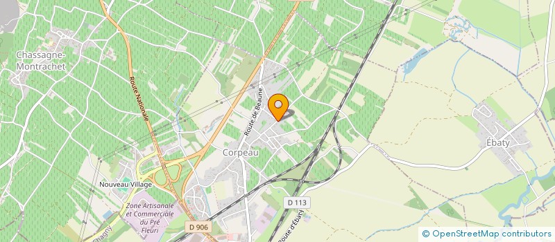 localisation de l'entreprise ASSOCIATION DES PARENTS D'ELEVES DU RPI VMA  CORPEAU