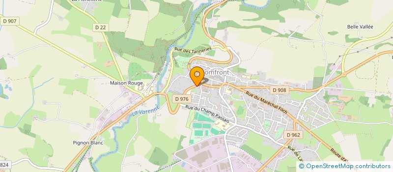 localisation de l'entreprise ASSOCIATION DES PARENTS D'ELEVES DU SACRE COEUR ET DE L'ANGE GARDIEN DE DOMFRONT à DOMFRONT EN POIRAIE