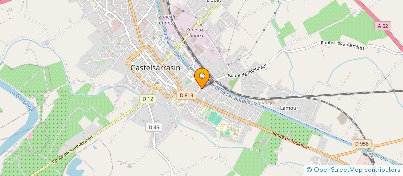 localisation de l'entreprise ASSOCIATION DES PARENTS D'ELEVES DUCAU LES FONTAINES à CASTELSARRASIN