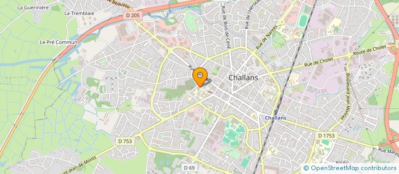 localisation de l'entreprise ASSOCIATION DES PARENTS D'ELEVES ECOLE ANTOINE DE SAINT EXUPERY - CHALLANS (A.P.E. ECOLE ANTOINE DE SAINT EXUPERY) à CHALLANS