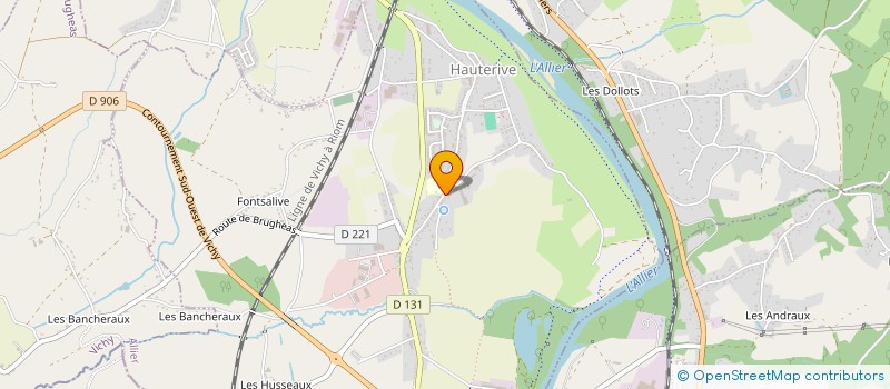 localisation de l'entreprise ASSOCIATION DES PARENTS D'ELEVES ECOLE D'HAUTERIVE à HAUTERIVE