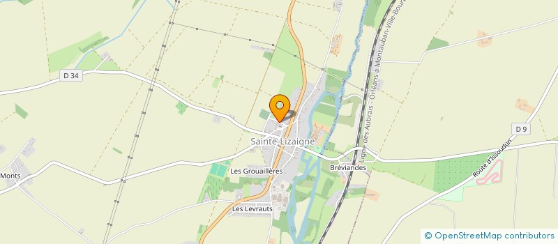 localisation de l'entreprise ASSOCIATION DES PARENTS D'ELEVES ECOLE LES TOURNESOLS. à SAINTE-LIZAIGNE