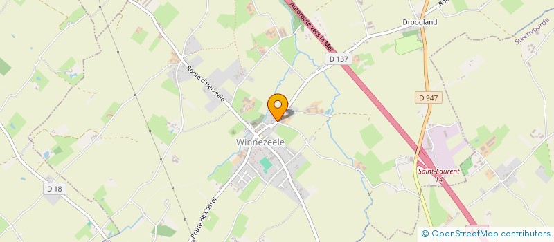 localisation de l'entreprise ASSOCIATION DES PARENTS D ELEVES ECOLE PUBLIQUE DE WINNEZEELE  WINNEZEELE