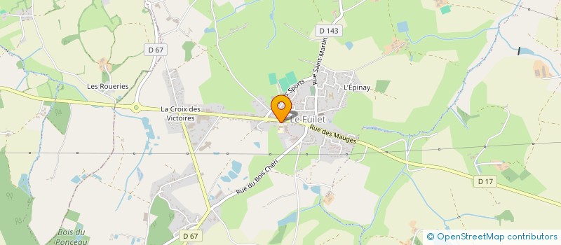 localisation de l'entreprise ASSOCIATION DES PARENTS D'ELEVES , ECOLE PUBLIQUE LA TREZENNE à MONTREVAULT-SUR-EVRE