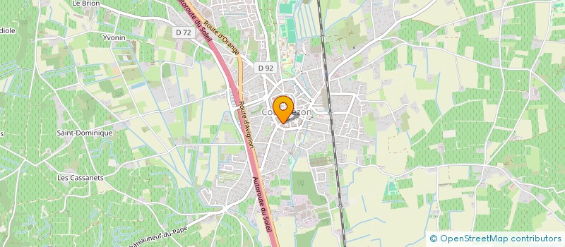 localisation de l'entreprise ASSOCIATION DES PARENTS D'ELEVES ECOLES PUBLIQUES DE COURTHEZON  COURTHEZON