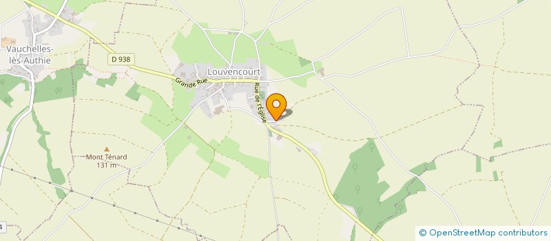 localisation de l'entreprise ASSOCIATION DES PARENTS D ELEVES EDMEE JARLAUD  LOUVENCOURT