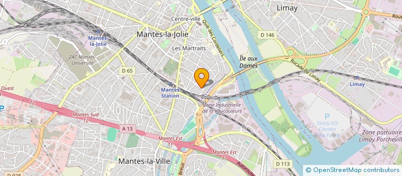 localisation de l'entreprise ASSOCIATION DES PARENTS D'ELEVES, ELEVES, ANCIENS ELEVES ET AMIS DU CONSERVATOIRE A RAYONNEMENT DEPARTEMENTAL QUINCY JON  MANTES-LA-JOLIE