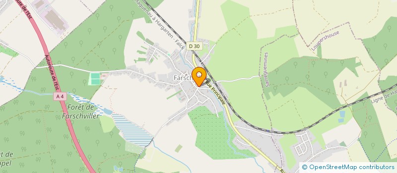 localisation de l'entreprise ASSOCIATION DES PARENTS D'ELEVES ELUS DE FARSCHVILLER  FARSCHVILLER