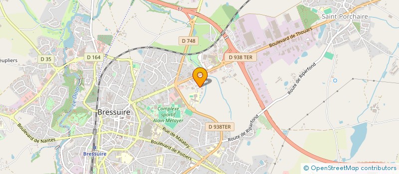 localisation de l'entreprise ASSOCIATION DES PARENTS D'ELEVES ET AMIS DE L'ECOLE DE GRAINES D'EVEIL  BRESSUIRE