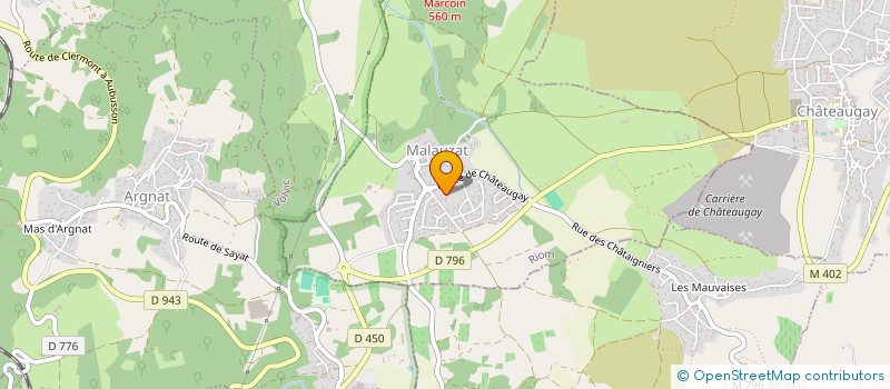 localisation de l'entreprise ASSOCIATION DES PARENTS D'ELEVES ET AMIS DE L'ECOLE PUBLIQUE DE MALAUZAT - APE  MALAUZAT