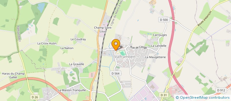 localisation de l'entreprise ASSOCIATION DES PARENTS D'ELEVES ET AMIS DE L'ECOLE PUBLIQUE DE VALFRAMBERT à VALFRAMBERT