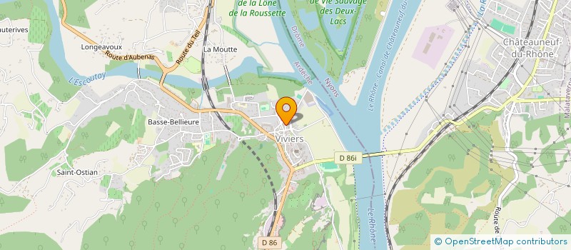 localisation de l'entreprise ASSOCIATION DES PARENTS D'ELEVES ET AMIS DE L'ECOLE PUBLIQUE VIVAROISE à VIVIERS