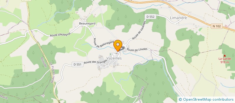 localisation de l'entreprise ASSOCIATION DES PARENTS D'ELEVES ET AMIS DES ECOLES PUBLIQUES DE SANSSAC L'EGLISE  SANSSAC L'EGLISE