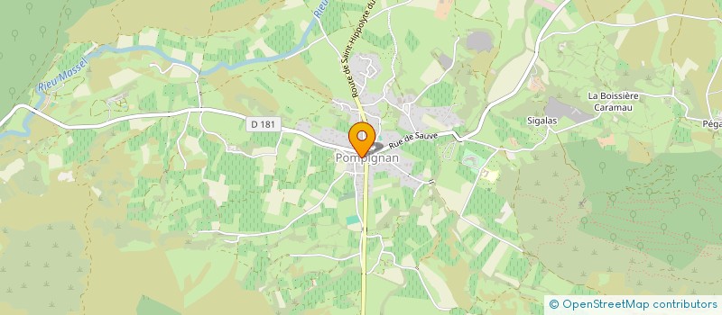 localisation de l'entreprise ASSOCIATION DES PARENTS D'ELEVES ET DES AMIS DE L'ECOLE LAIQUE à MONOBLET