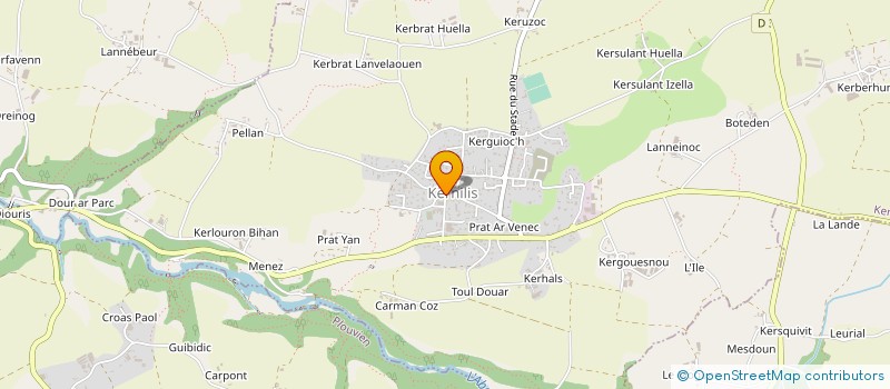 localisation de l'entreprise ASSOCIATION DES PARENTS D'ELEVES ET DES AMIS DE L'ECOLE PUBLIQUE DE KERNILIS à KERNILIS