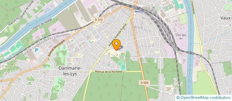 localisation de l'entreprise ASSOCIATION DES PARENTS D'ELEVES ET DES AMIS DU LYCEE à DAMMARIE-LES-LYS