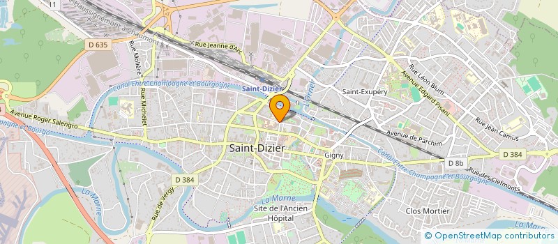 localisation de l'entreprise ASSOCIATION DES PARENTS D'ELEVES ET DES ENSEIGNANTS DE L'ECOLE JEAN MACE à SAINT-DIZIER