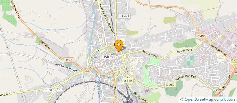 localisation de l'entreprise ASSOCIATION DES PARENTS D'ELEVES ET ELEVES DU CONSERVATOIRE APEC LISIEUX à LISIEUX