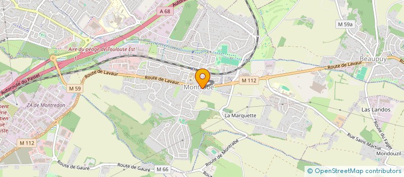 localisation de l'entreprise ASSOCIATION DES PARENTS D'ELEVES FCPE DU COLLEGE DE MONTRABE  MONTRABE