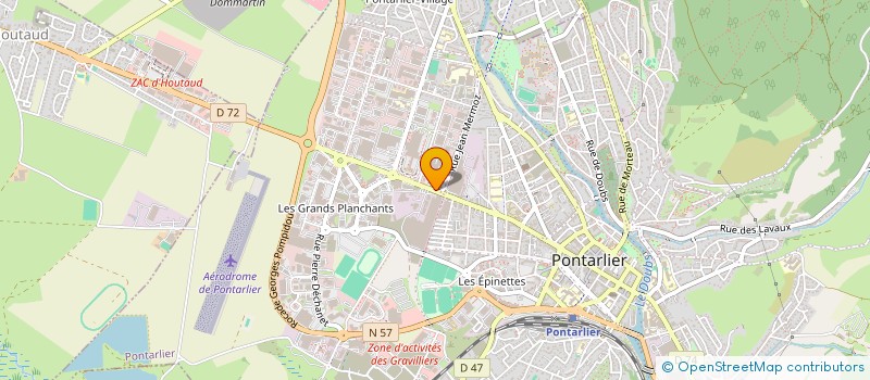 localisation de l'entreprise ASSOCIATION DES PARENTS D'ELEVES FRANCO-TURCS DE PONTARLIER  PONTARLIER