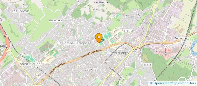 localisation de l'entreprise ASSOCIATION DES PARENTS D'ELEVES HERRIOT BESANCON (APEHB)  BESANCON