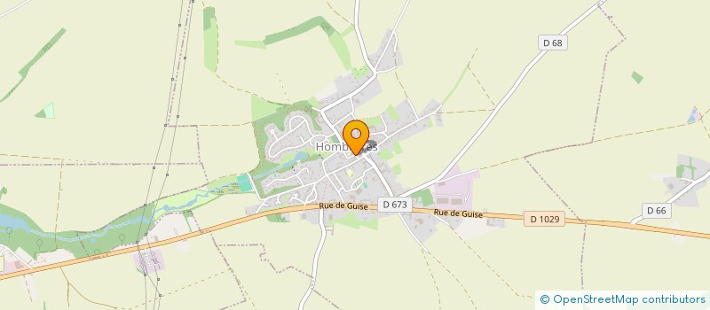 localisation de l'entreprise ASSOCIATION DES PARENTS D'ELEVES HOMBLIERES  HOMBLIERES