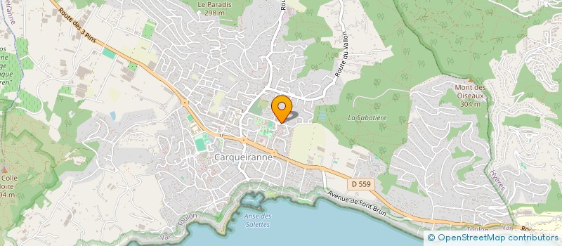 localisation de l'entreprise ASSOCIATION DES PARENTS D'ELEVES INDEPENDANTS (API)  CARQUEIRANNE